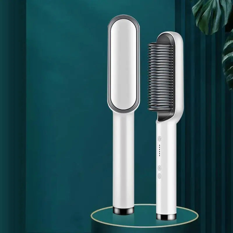 Escova Alisadora De Cabelo, Bivolt.