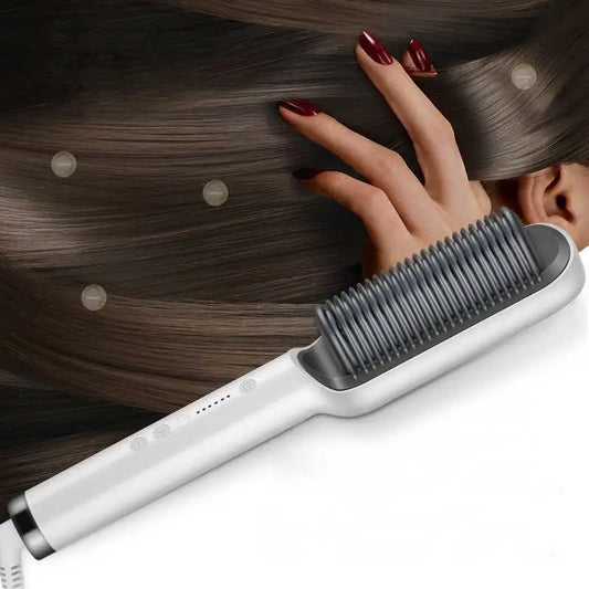 Escova Alisadora De Cabelo, Bivolt.