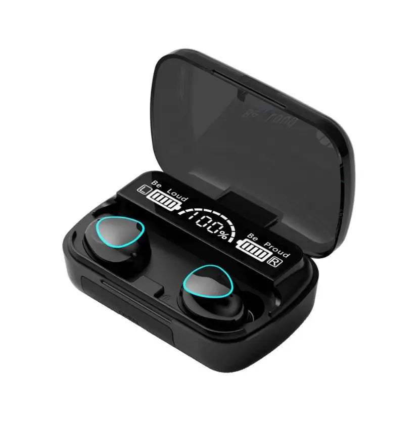 Fones de Ouvido Sem Fio Bluetooth À prova d'água com Case de Carregamento 2500mah Estéreo - Entrega Rápida Para Todo o Brasil