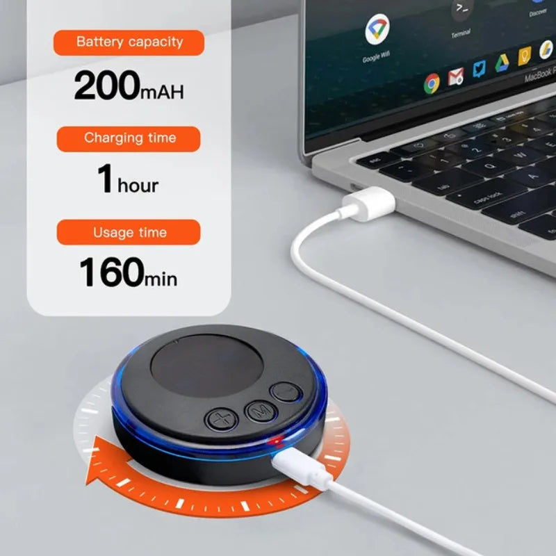 Mini massageador elétrico portátil de estimulação para alívio da dor muscular