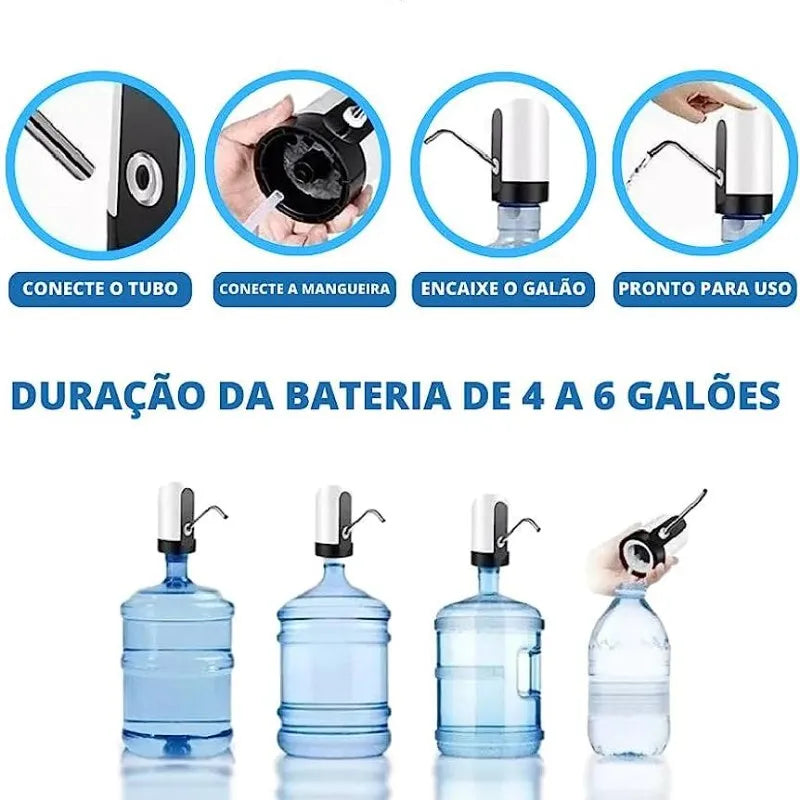 BOMBA DE ÁGUA ELÉTRICA PARA GALÃO