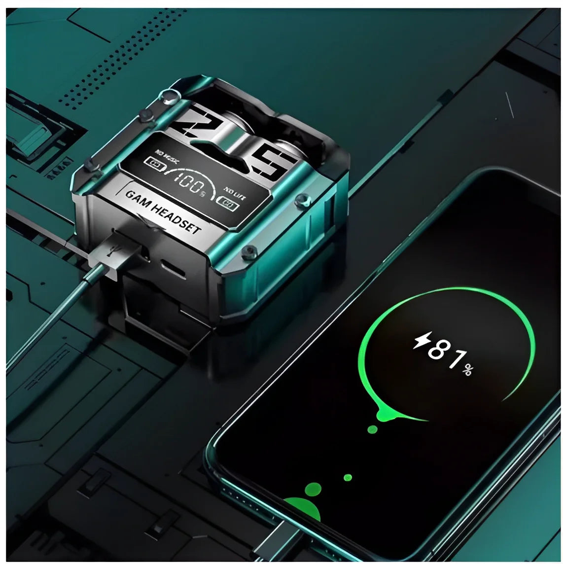 Fone Bluetooth M25 – Estilo Gamer, Som Imersivo