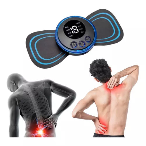 Mini massageador elétrico portátil de estimulação para alívio da dor muscular