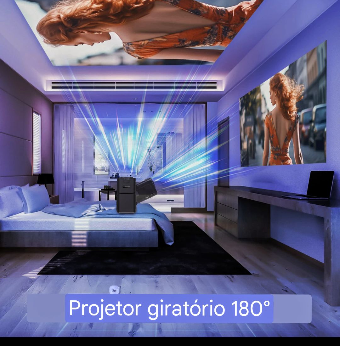 Projetor Magcubic HY320: Cinema em Casa com Qualidade Profissional